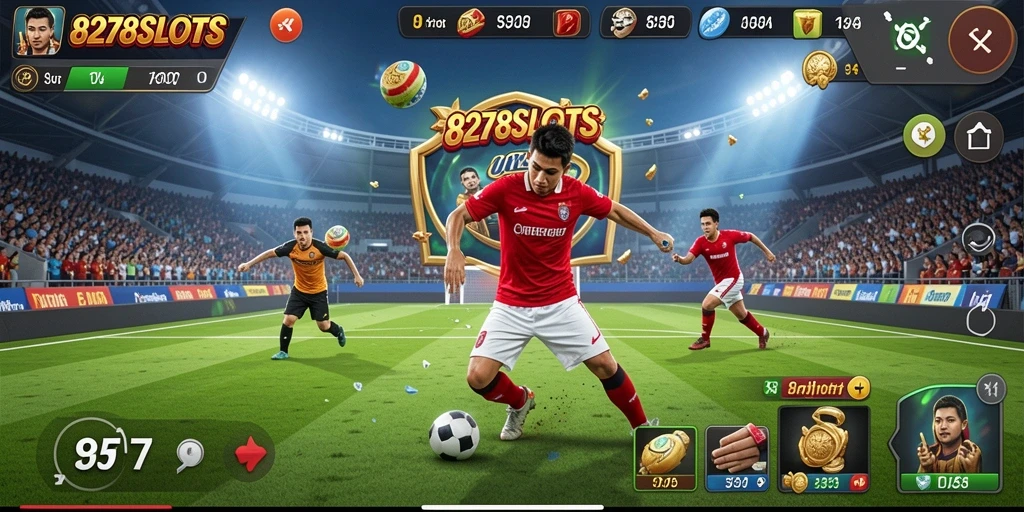 Tampilan menarik dalam 8278SLOTS saat beraksi dalam permainan olahraga.