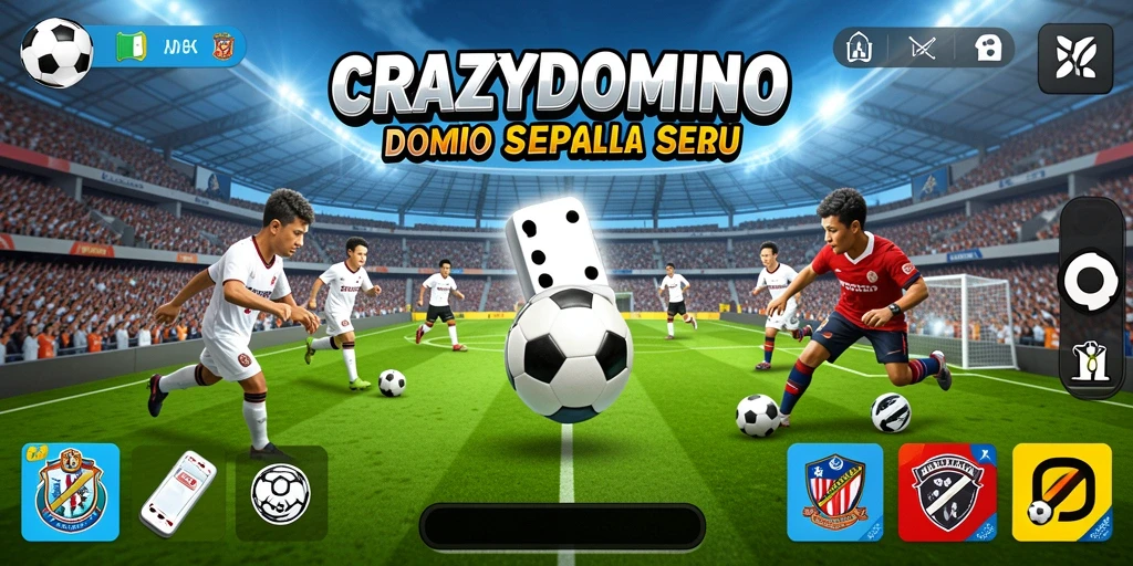 Tampilan menarik dan gameplay seru dalam CRAZYDOMINO.
