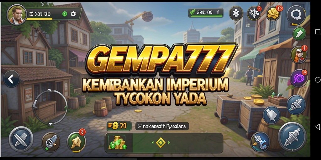 Tampilan gameplay GEMPA777 yang menarik dengan berbagai elemen Tycoon.