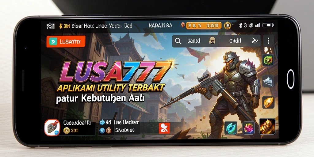 Tampilan antarmuka bersih dan fungsional dari LUSA777.