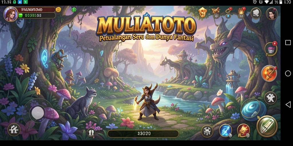 Tampilan menarik gameplay ARPG dalam MULIATOTO.