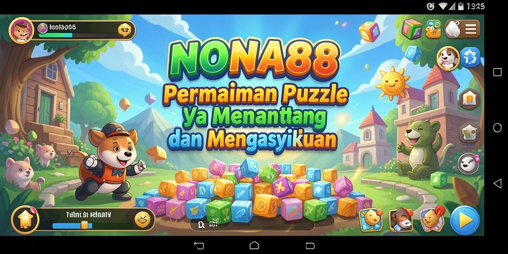 Tangkapan layar NONA88 menampilkan gameplay puzzle yang memikat.