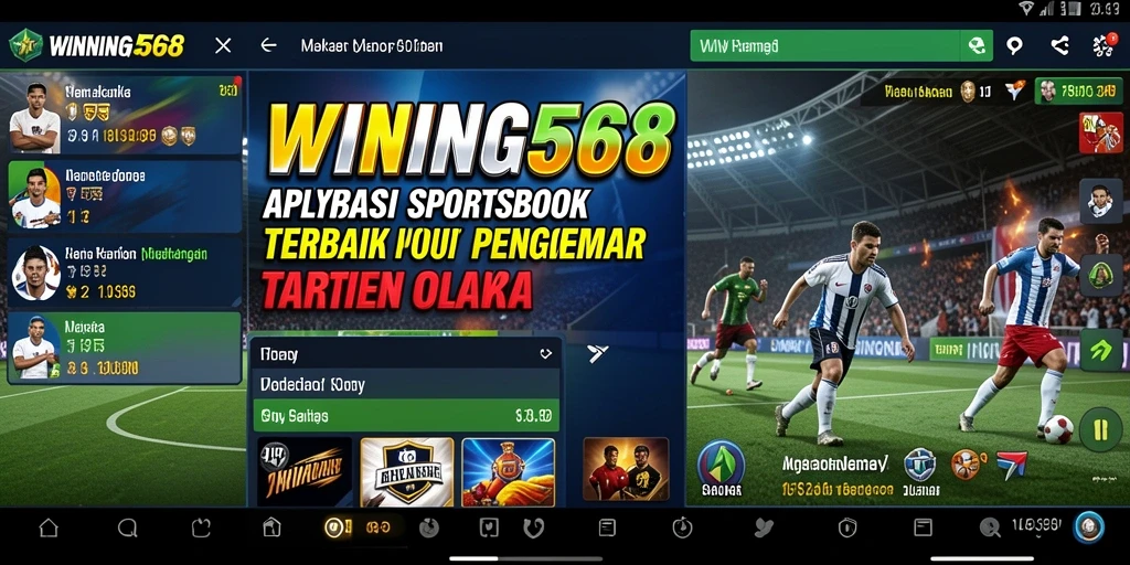 Tampilan gameplay taruhan olahraga yang menarik di WINNING568.